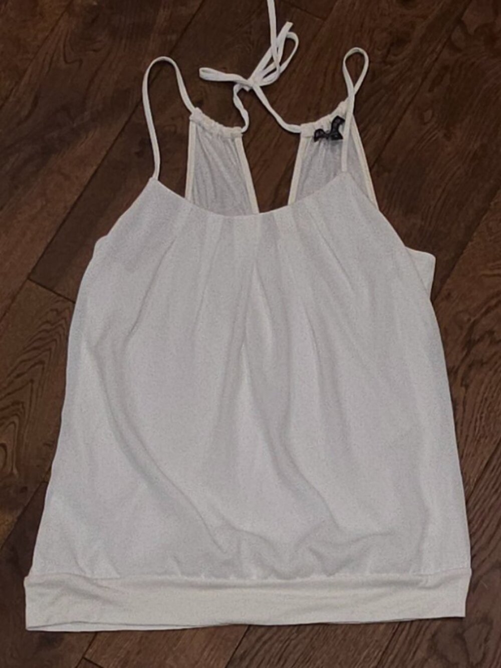 Express cream tank top